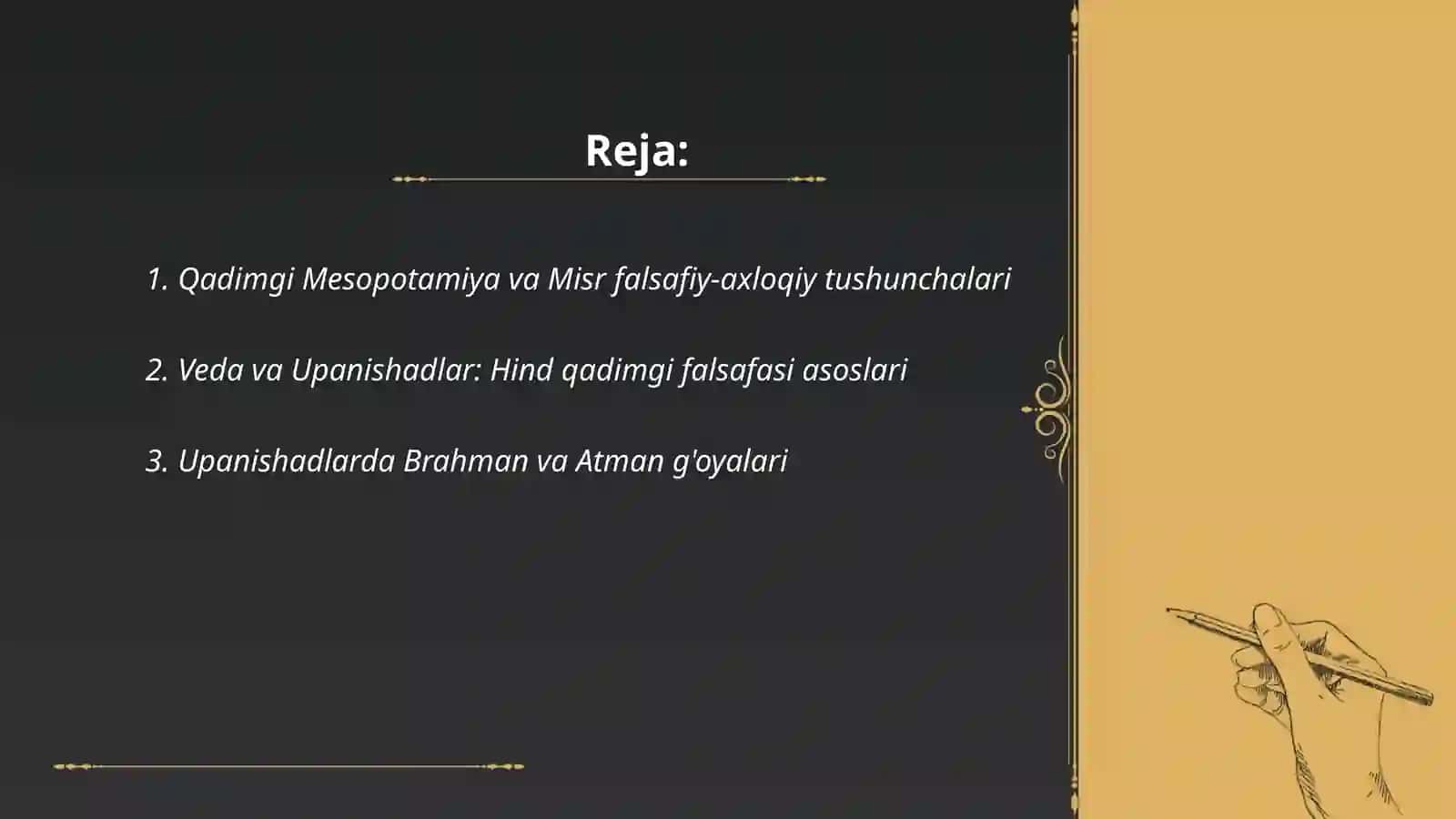 Qadimgi va Antik Davr Falsafasi 2