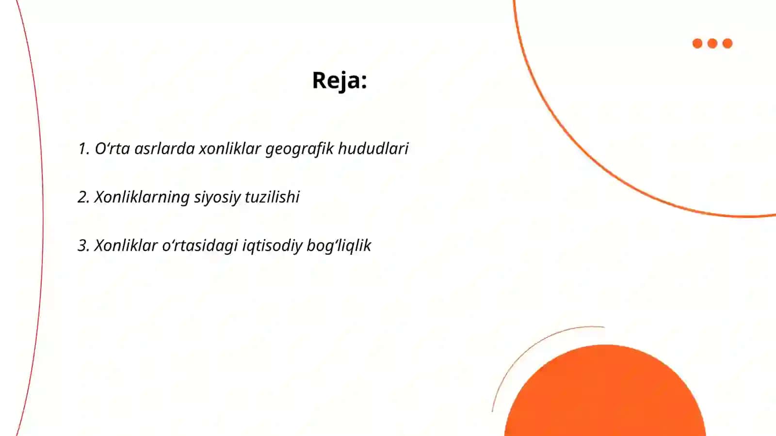 Oʻrta asrlarda xonliklarning boʻlinib ketishi 2