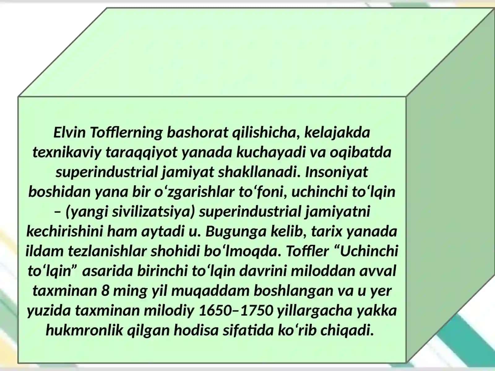 Uchinchi to‘lqin asari tahlili 2