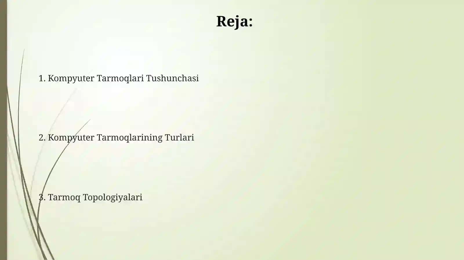 Kompyuter tarmoqlari haqida tushuncha 2