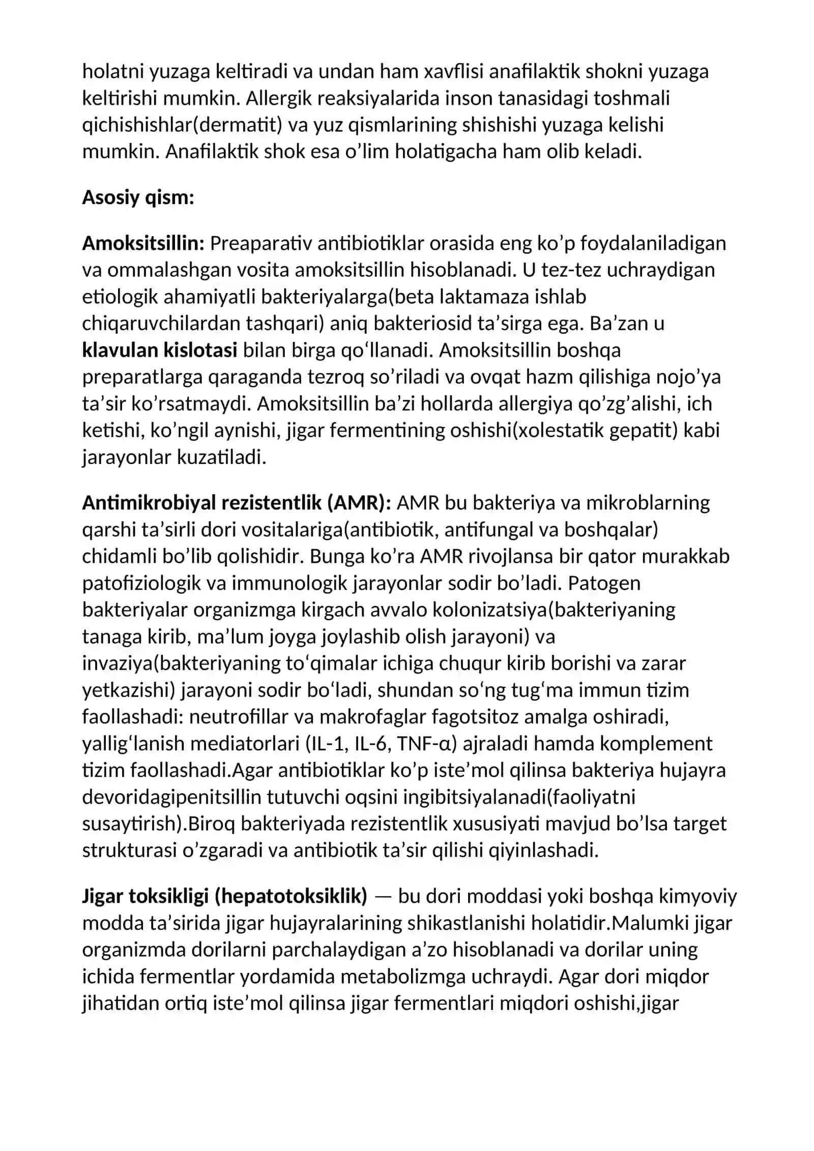 Antibiotiklarga chidamlilik va yoshlar orasida dori iste’moli madaniyati 2