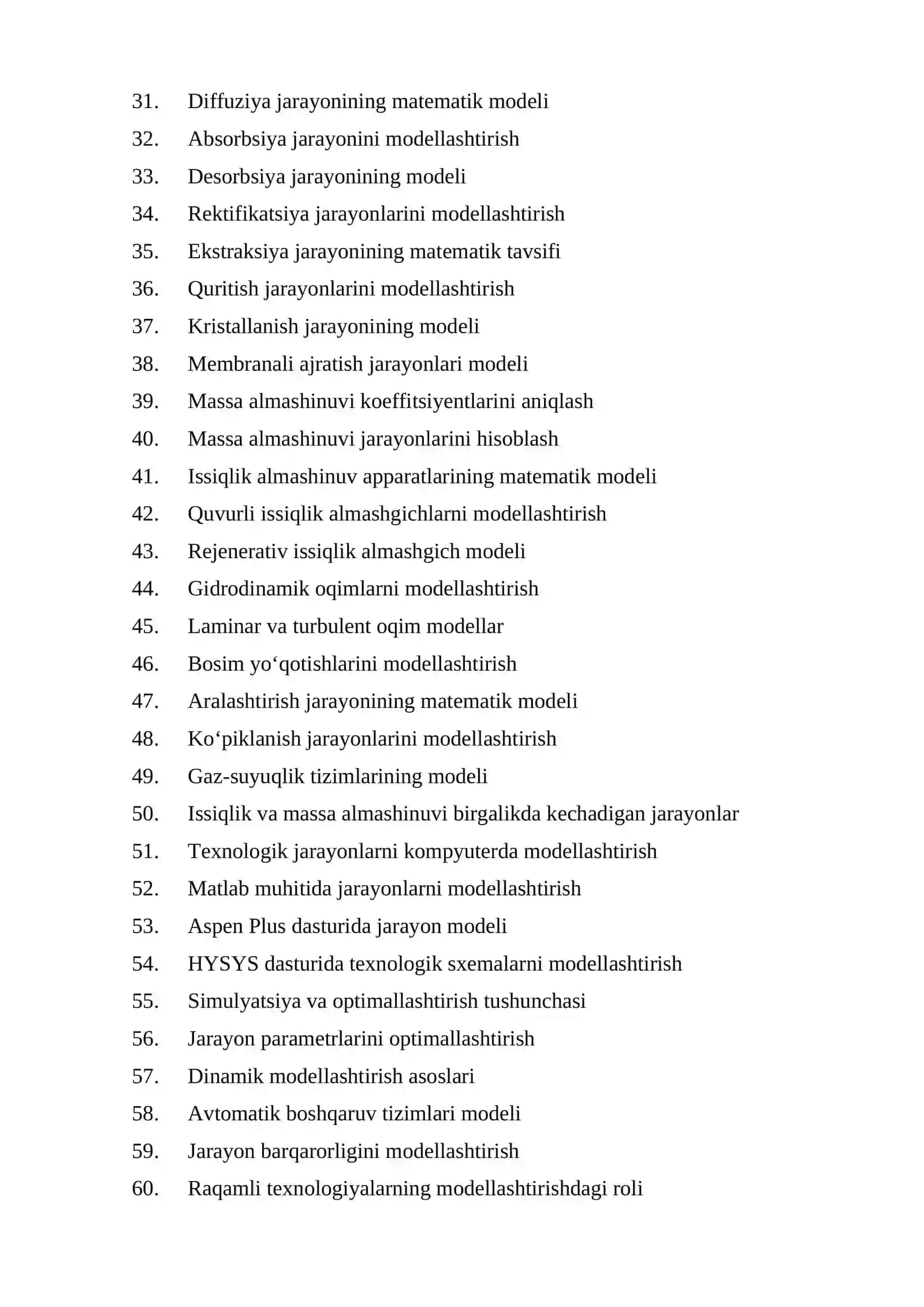 Texnologik jarayon tushunchasi va uning modellari 2