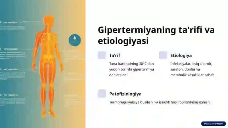 Gipertermiya sindromi va uni davolashda ishlatiladigan dori vositalari 2