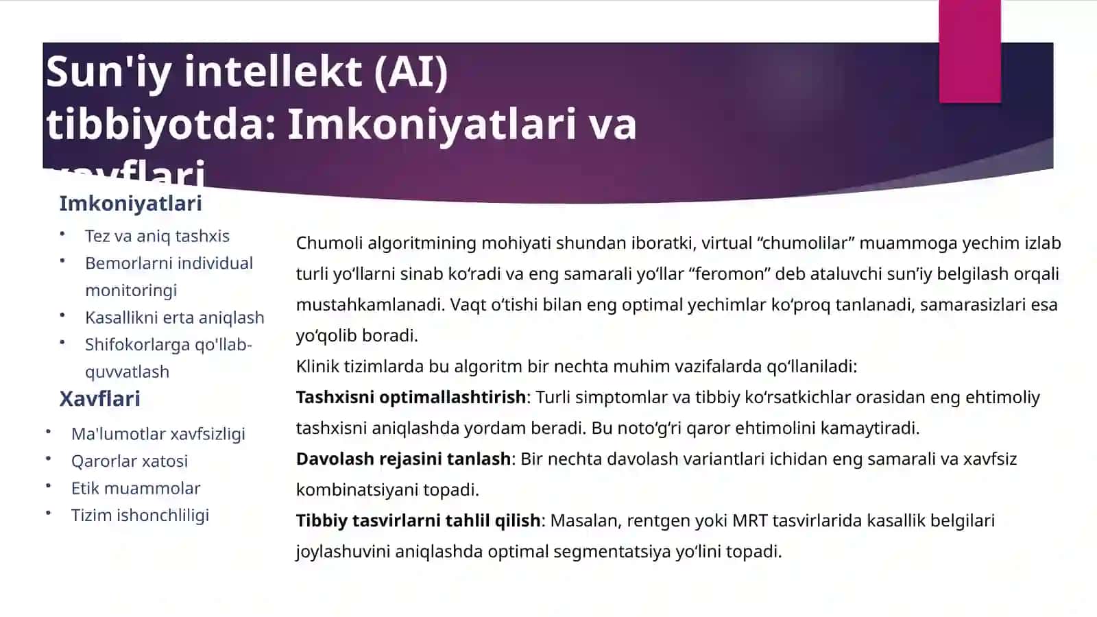 Klinik tizimlarda AI qarorlarini xavfsiz qo'llash 2