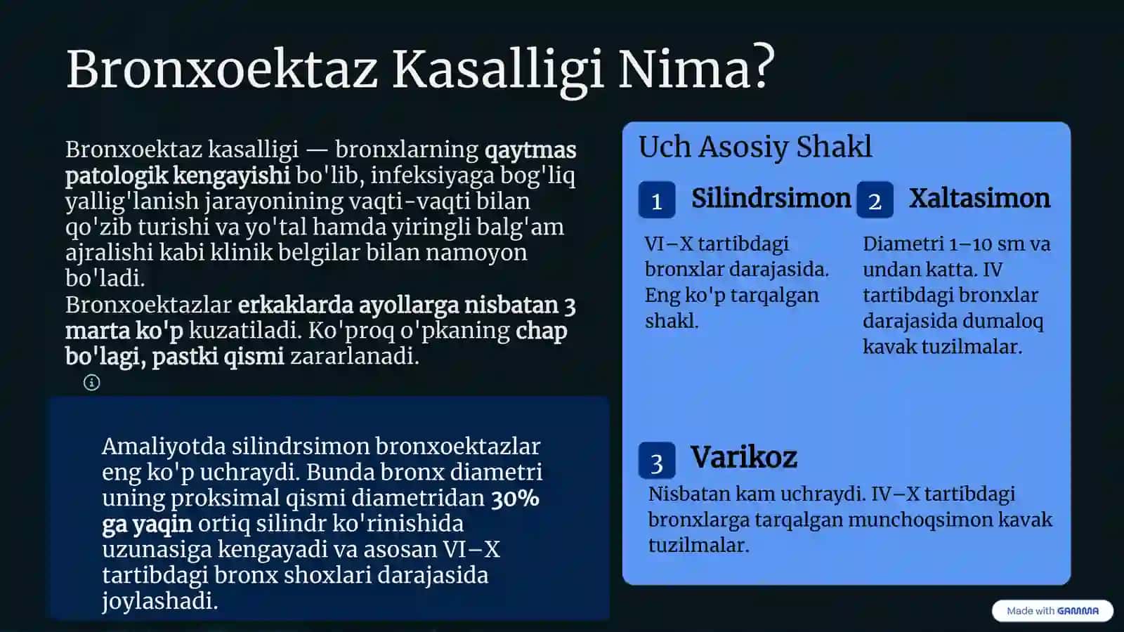 Bronxoektaz Kasalligi 2