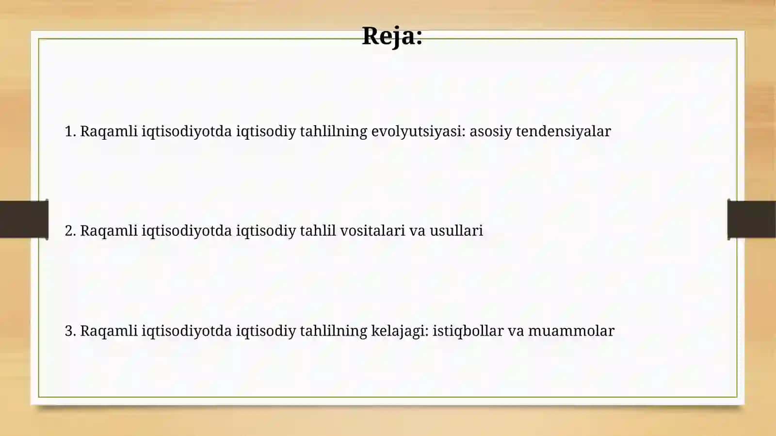 Raqamli iqtisodiyotda iqtisodiy tahlil 2
