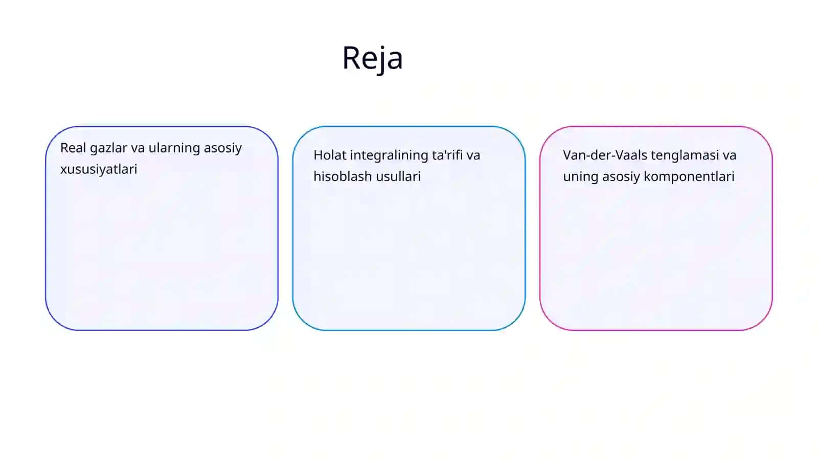 Real gaz uchun holat integralini hisoblash 2