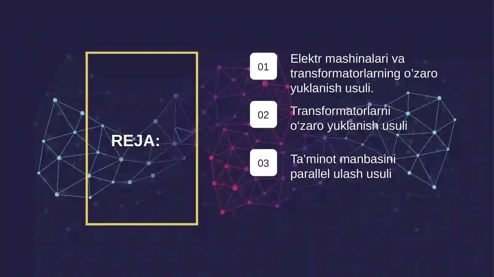 Elektr mashinalari va transformatorlarni o'rnatish 2