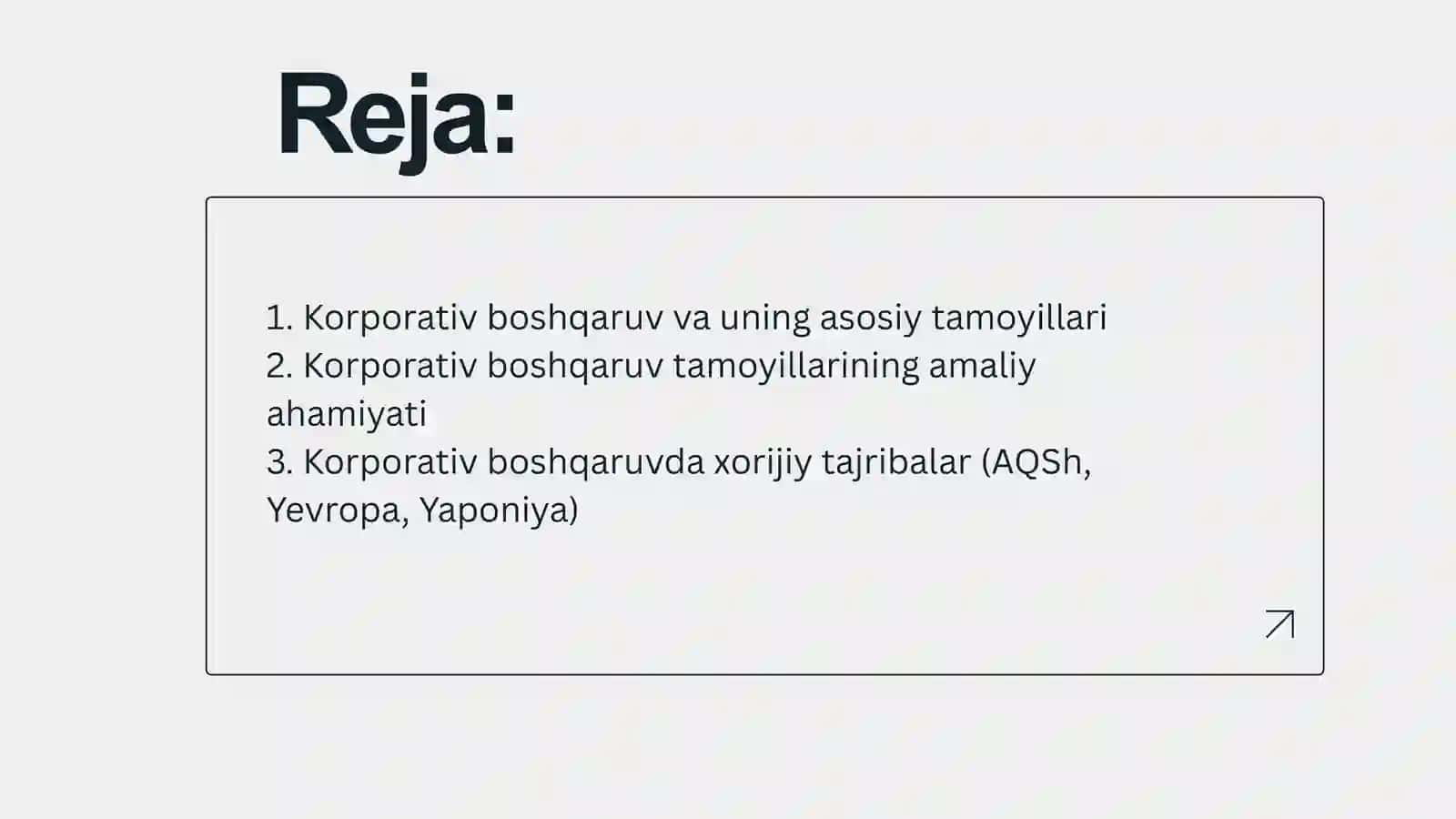 Korporativ boshqaruv tamoyillari 2