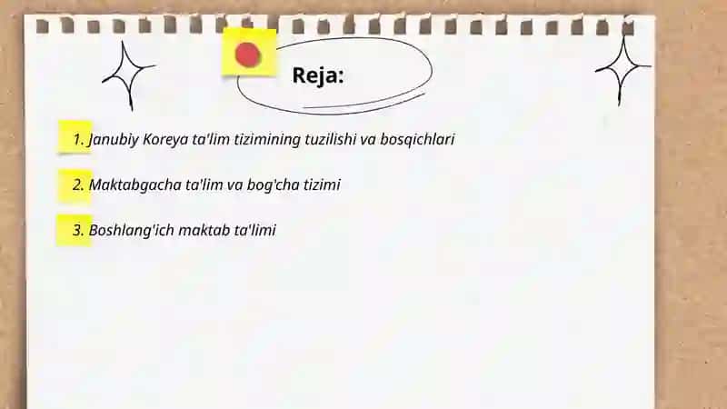 Janubiy Koreya ta'lim tizimi 2
