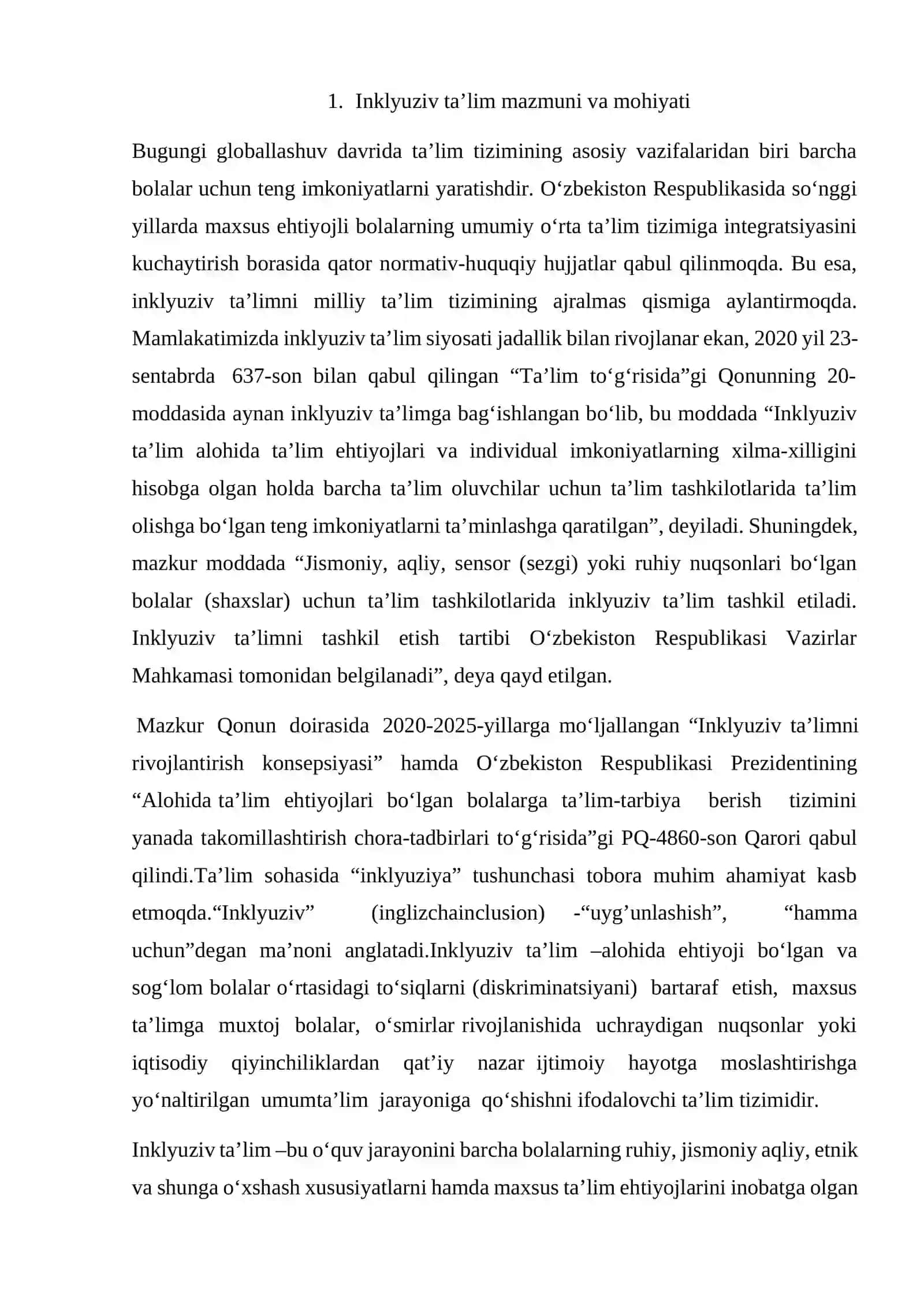 Inklyuziv ta’lim mazmuni va mohiyati 2