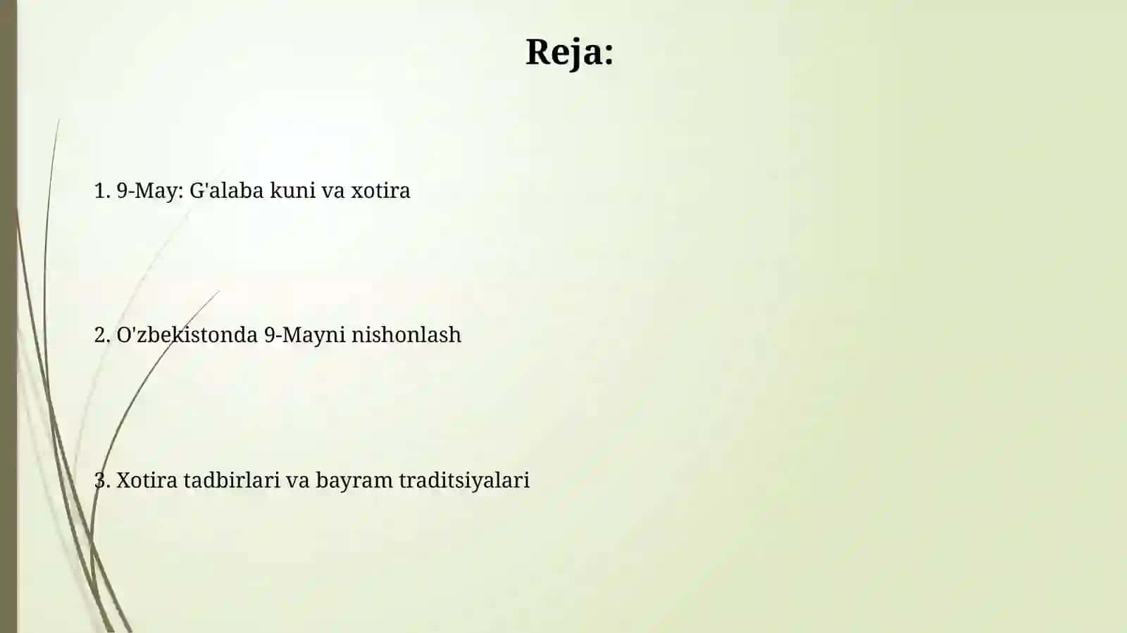 9-May: G'alaba kuni va xotira 2