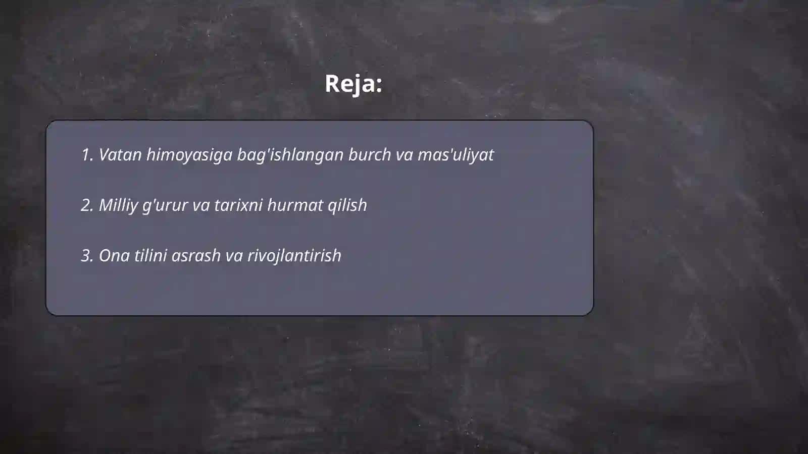 Men vatani munosib farzandiman 2