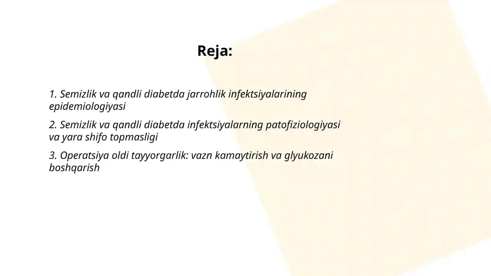 Semizlikda jarrohlik infektsiyani davolash 2