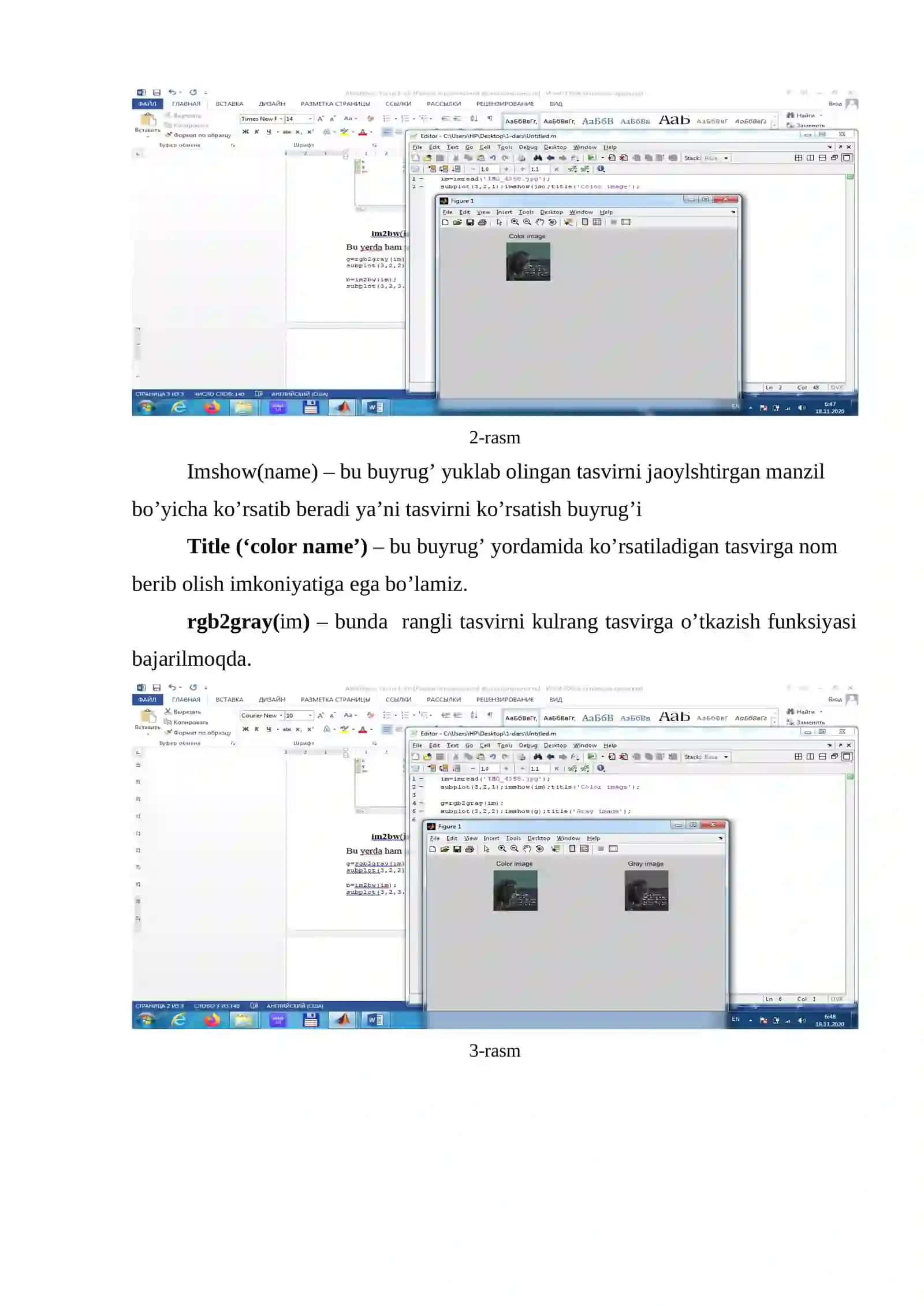 PARALLEL ISHLOV BERISH TEXNOLOGIYALARI YORDAMIDA SIGNAL VA TASVIRLAMI QAYTA ISHLASH 2