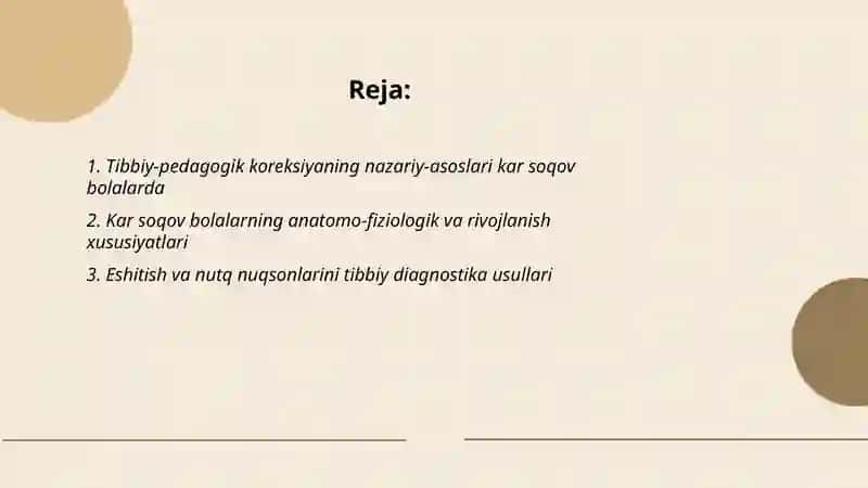 Kar soqov bolalar tibbiy pedagogik korreksiyasining oʻziga xosligi 2