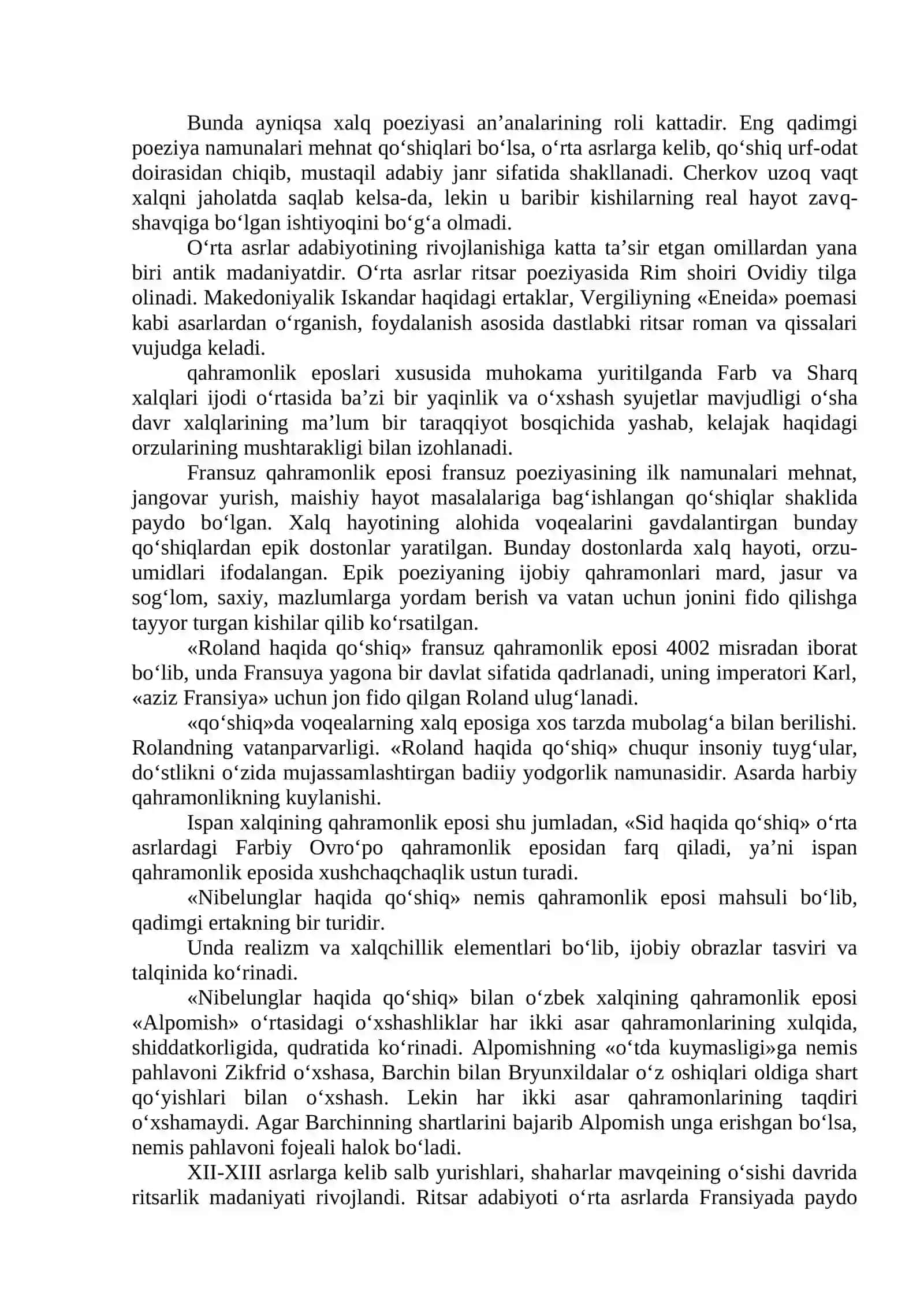 Yevropada uyfonish davri va XVIII asr  ma’rifatchilik davri adabiyoti 2