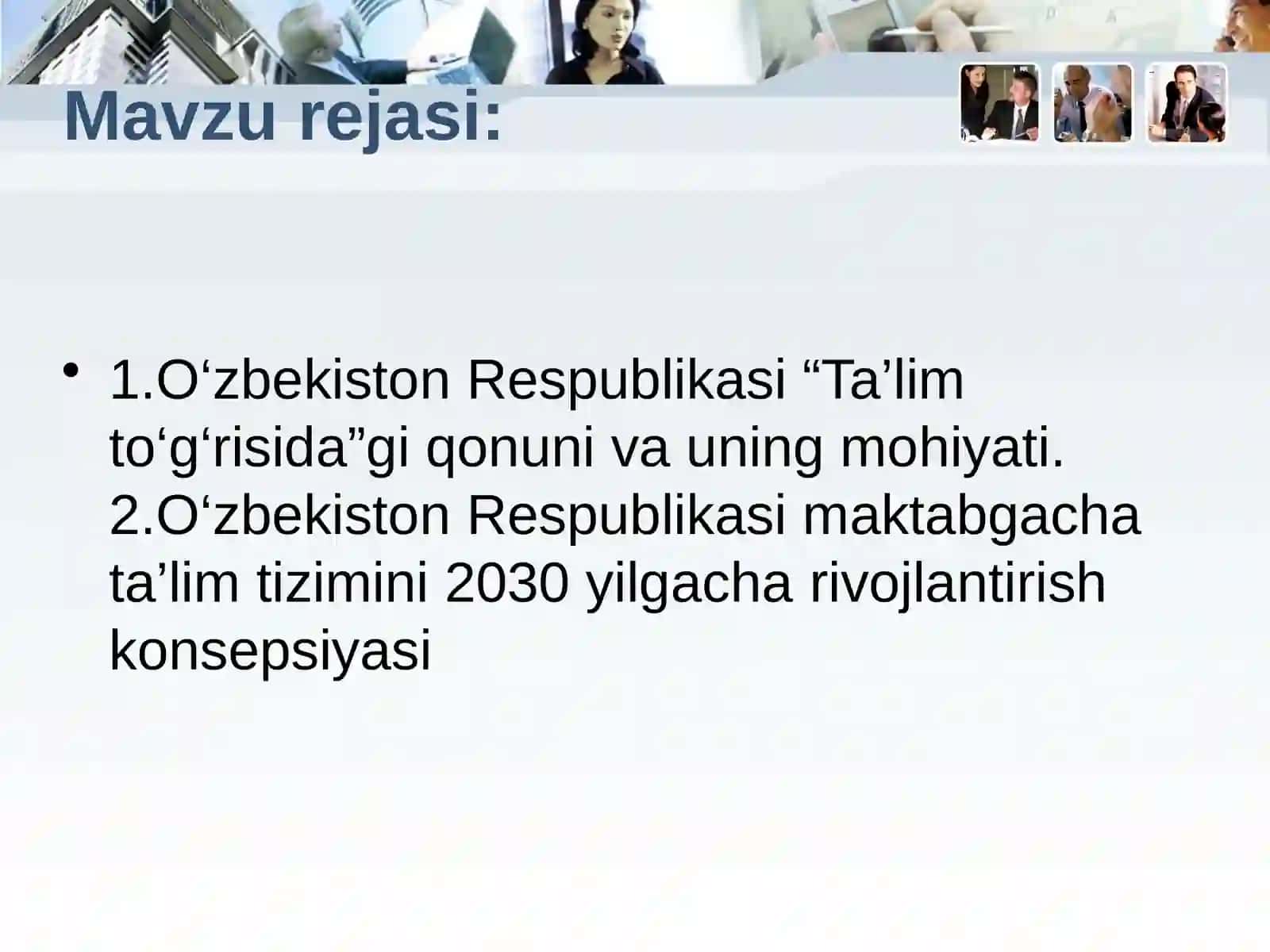 Maktabgacha va kichik maktab yoshidagi bolalarning zamonaviy uzluksiz ta’limi 2