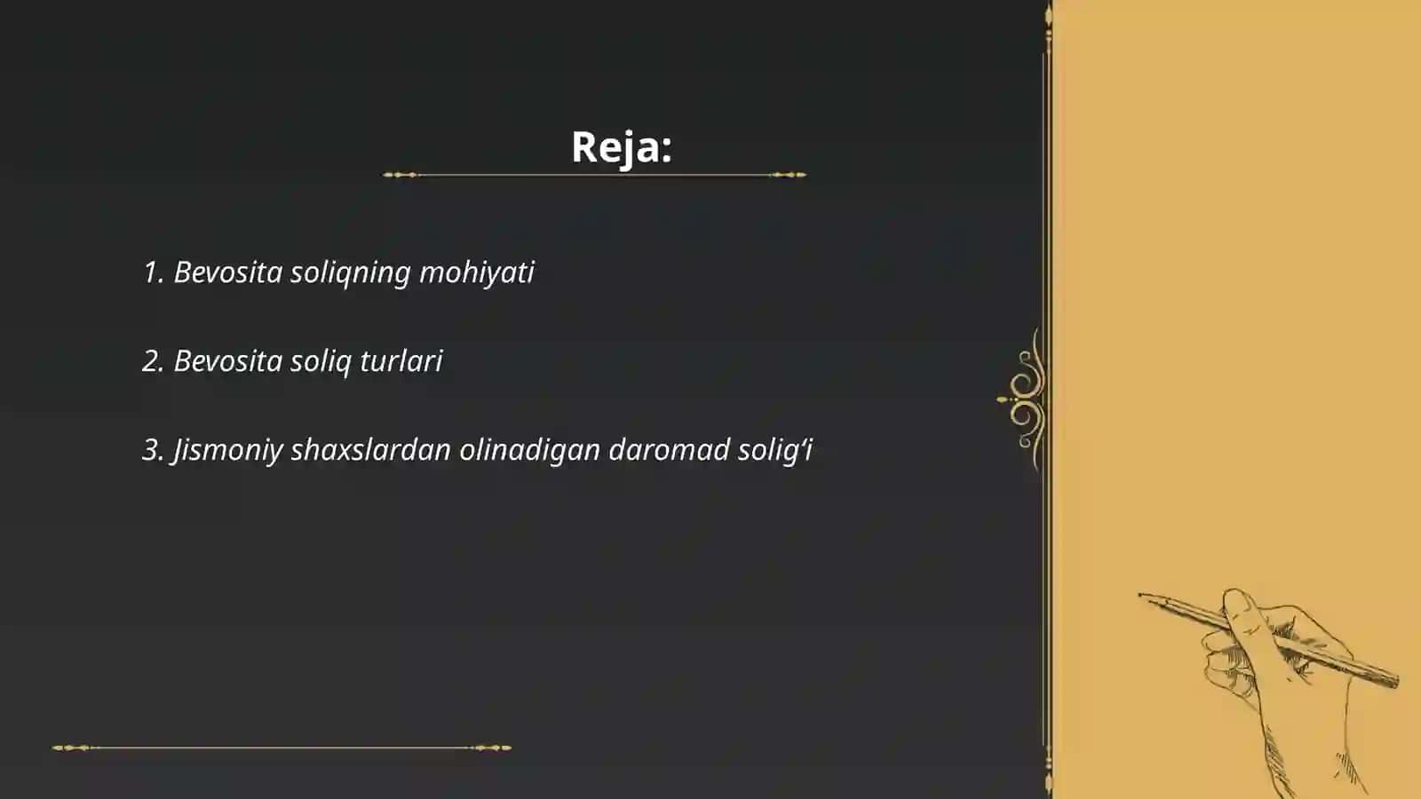 Bevosita soliq 2