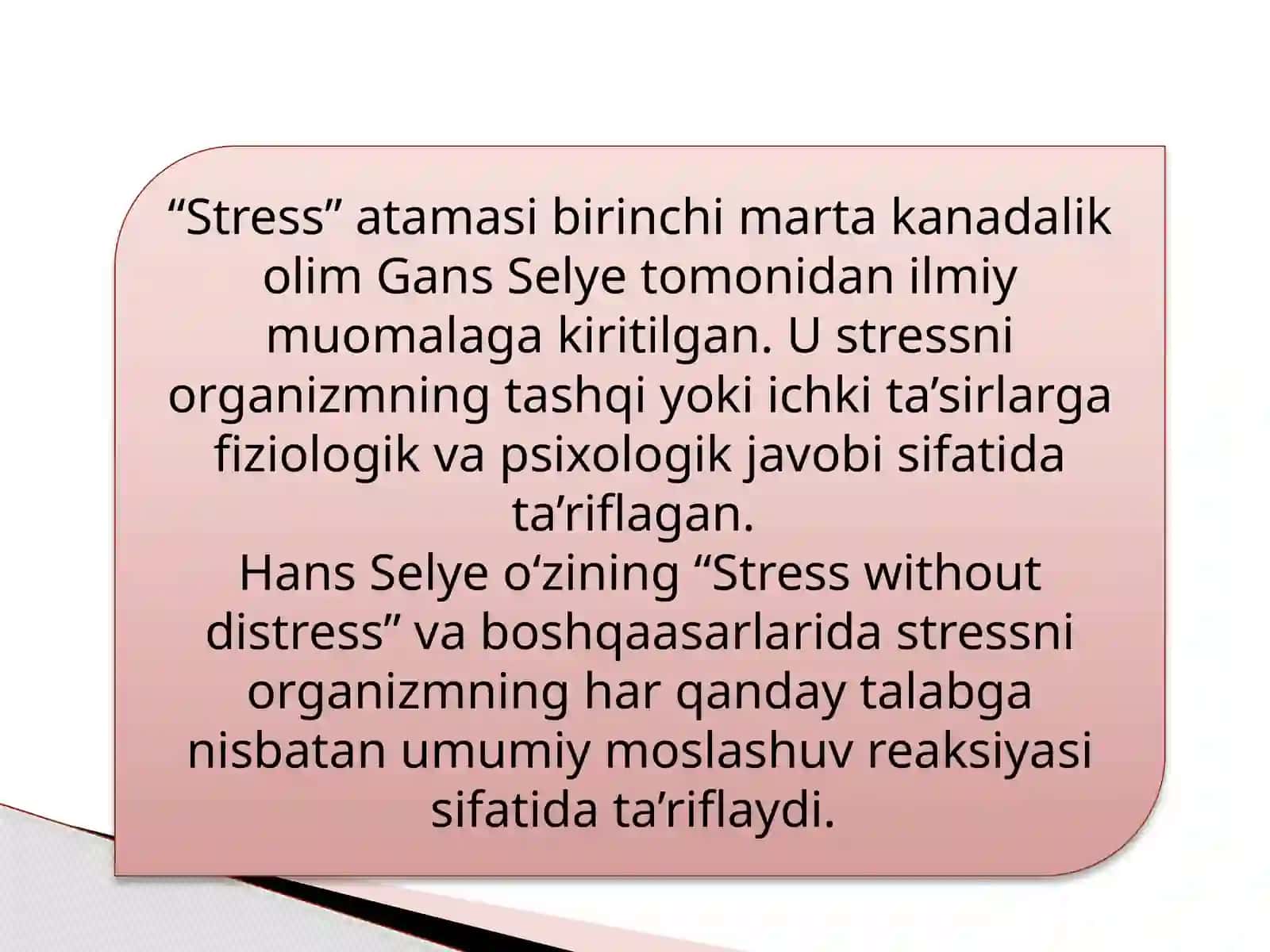 Stressni boshqarish va emotsional barqarorlik strategiyalari 2