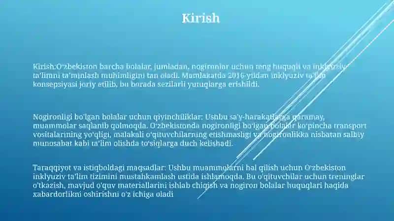 Inklyuziv Ta'lim O'quv Qitobnomasi 2