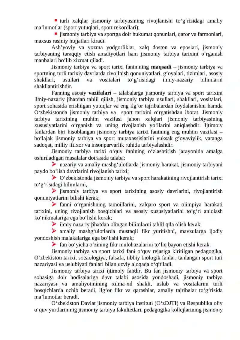 Jismoniy tarbiya va olimpiya harakati tarixi 2