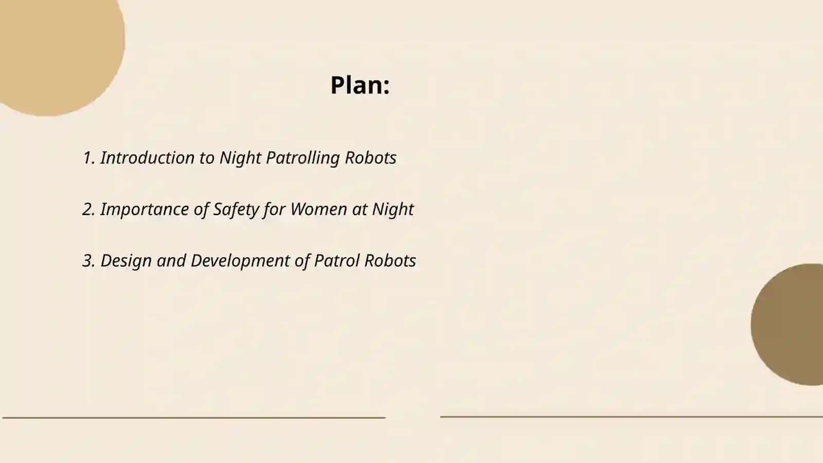 Night Patrolling Robot For Women Safety 2
