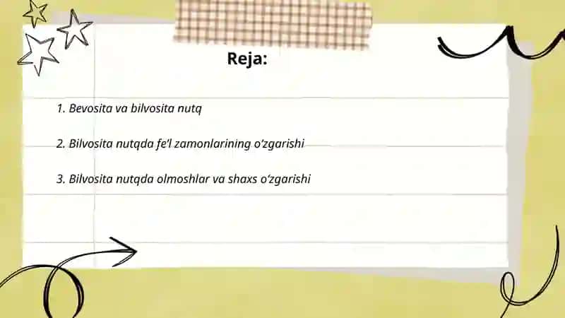 Reported Speech 2