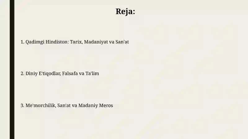 Qadimgi Hindiston: Tarix, Madaniyat va San'at 2