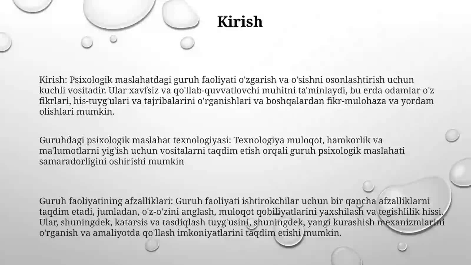 Turli Xil Psixologik Yo'Nalishlarda Guruhiy Faoliyatning "Texnologiya"Si 2