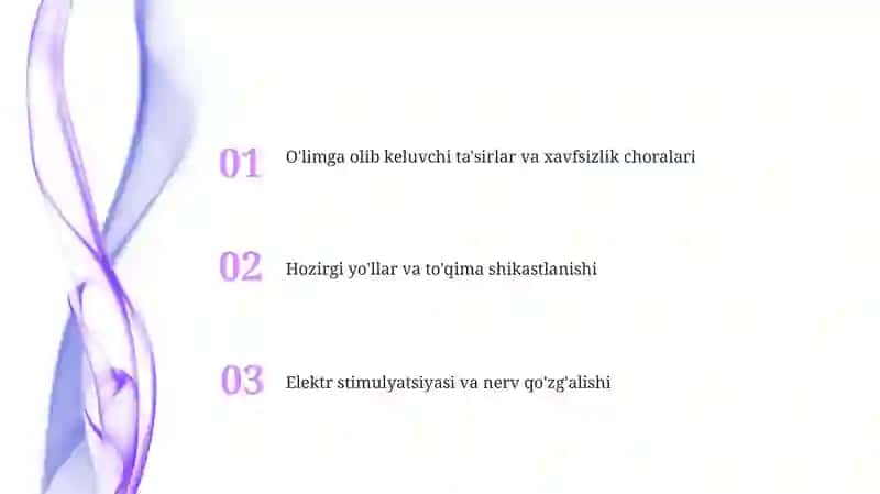 Elektr tokining inson organizmiga fiziologik ta'siri 2