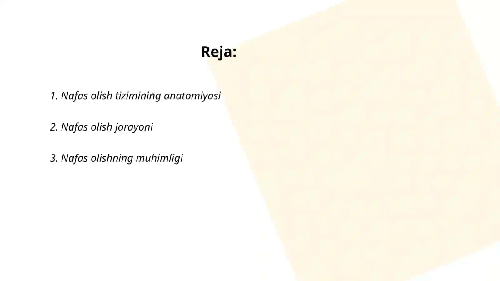 Nafas olish 2
