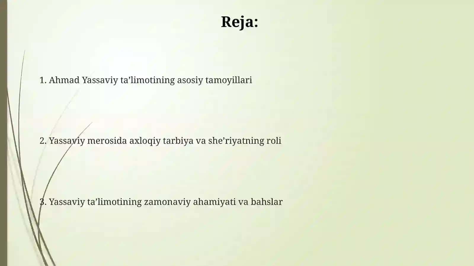 Ahmad Yassaviyning pedagogik gʻoyalari 2