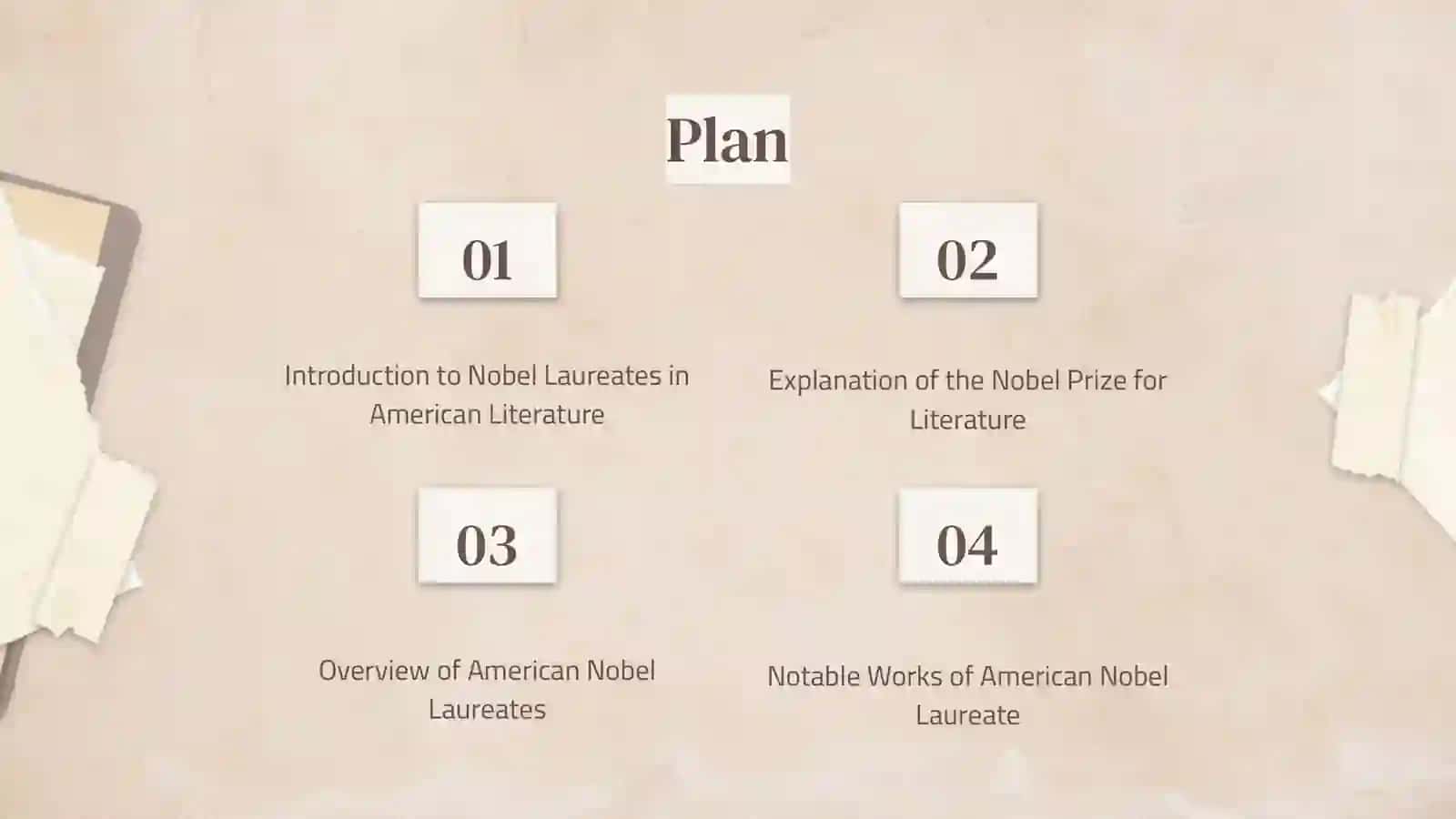Nobel laureates in theAmerican Literature 2