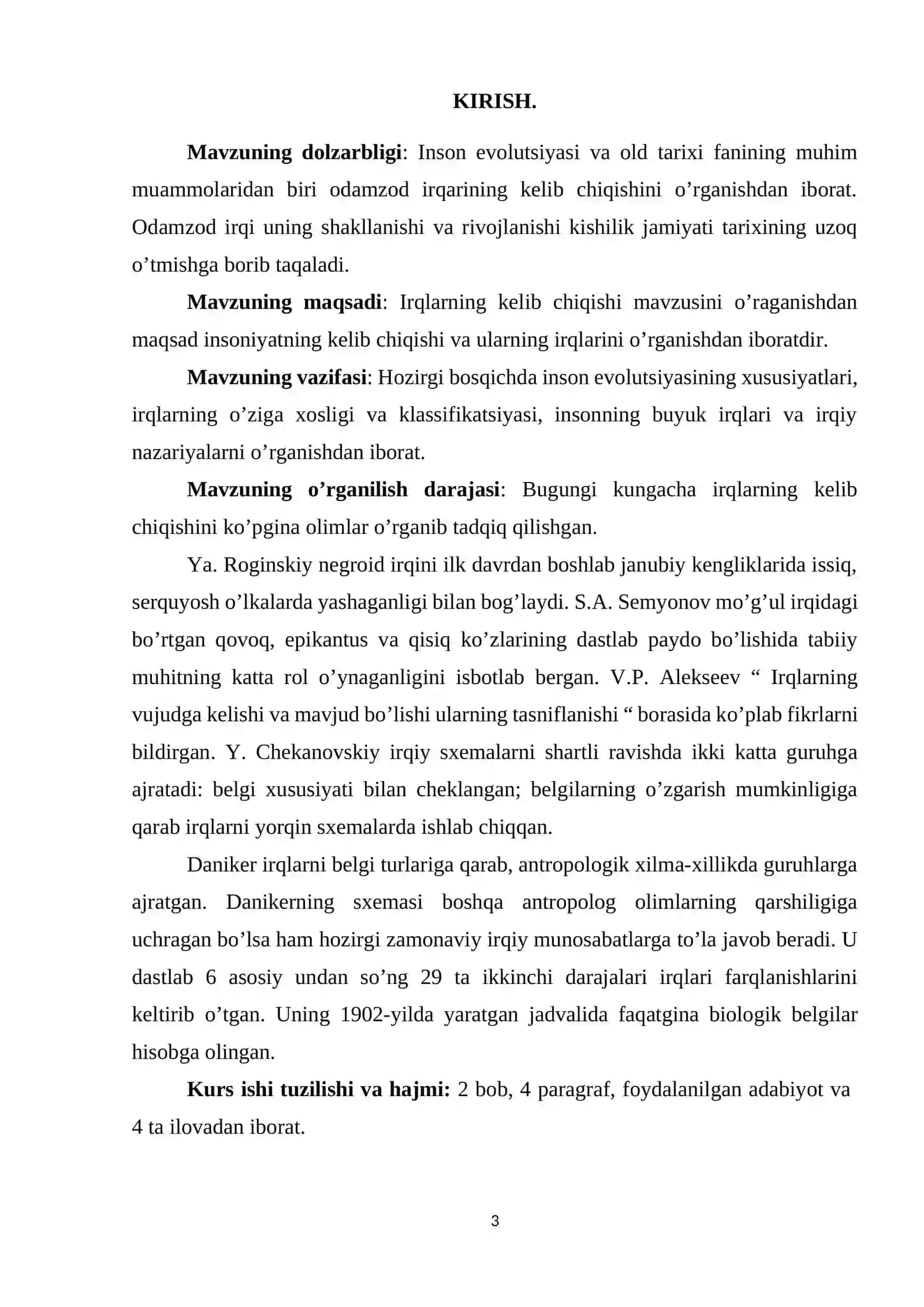 Inson Evolutsiyasi va Old Tarixi Fanining Asosiy Muammolari 2