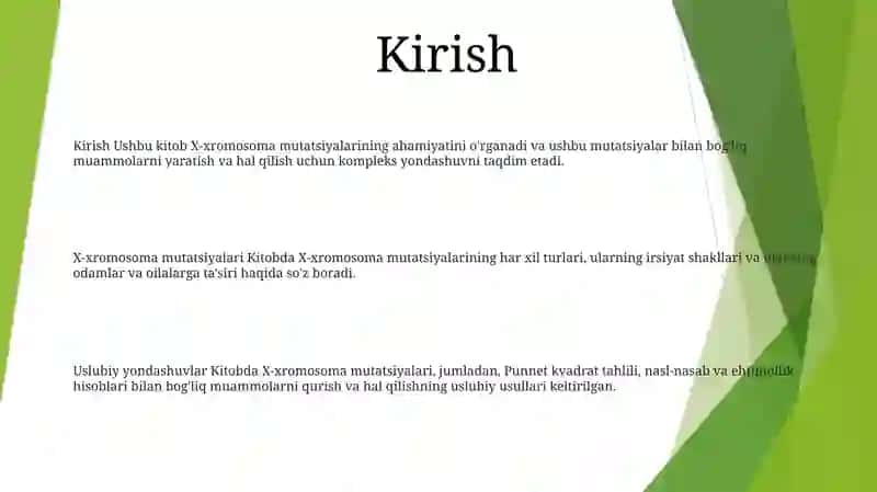 Xramasoma Mutatsiyalariga Doir Masala Va Mashqlar Tuzish Hamda Yechish Metodikasi 2