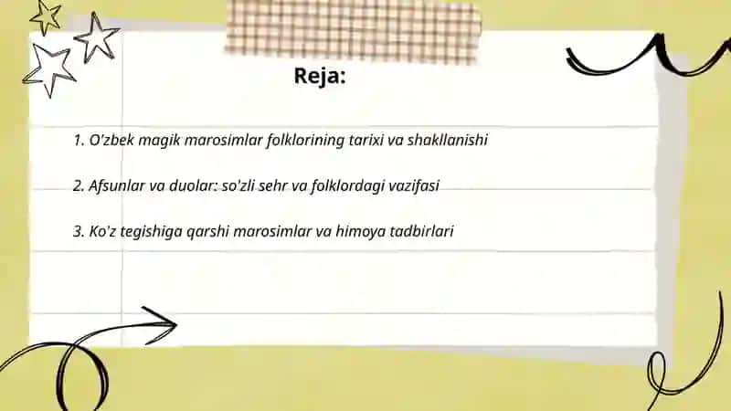 O'zbek magik marosimlar folklori 2