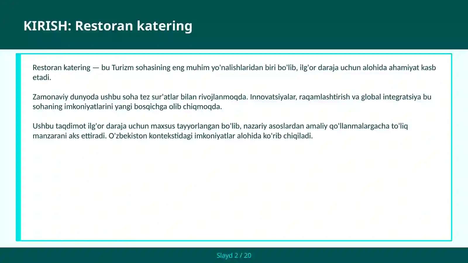 Restoran katering 2