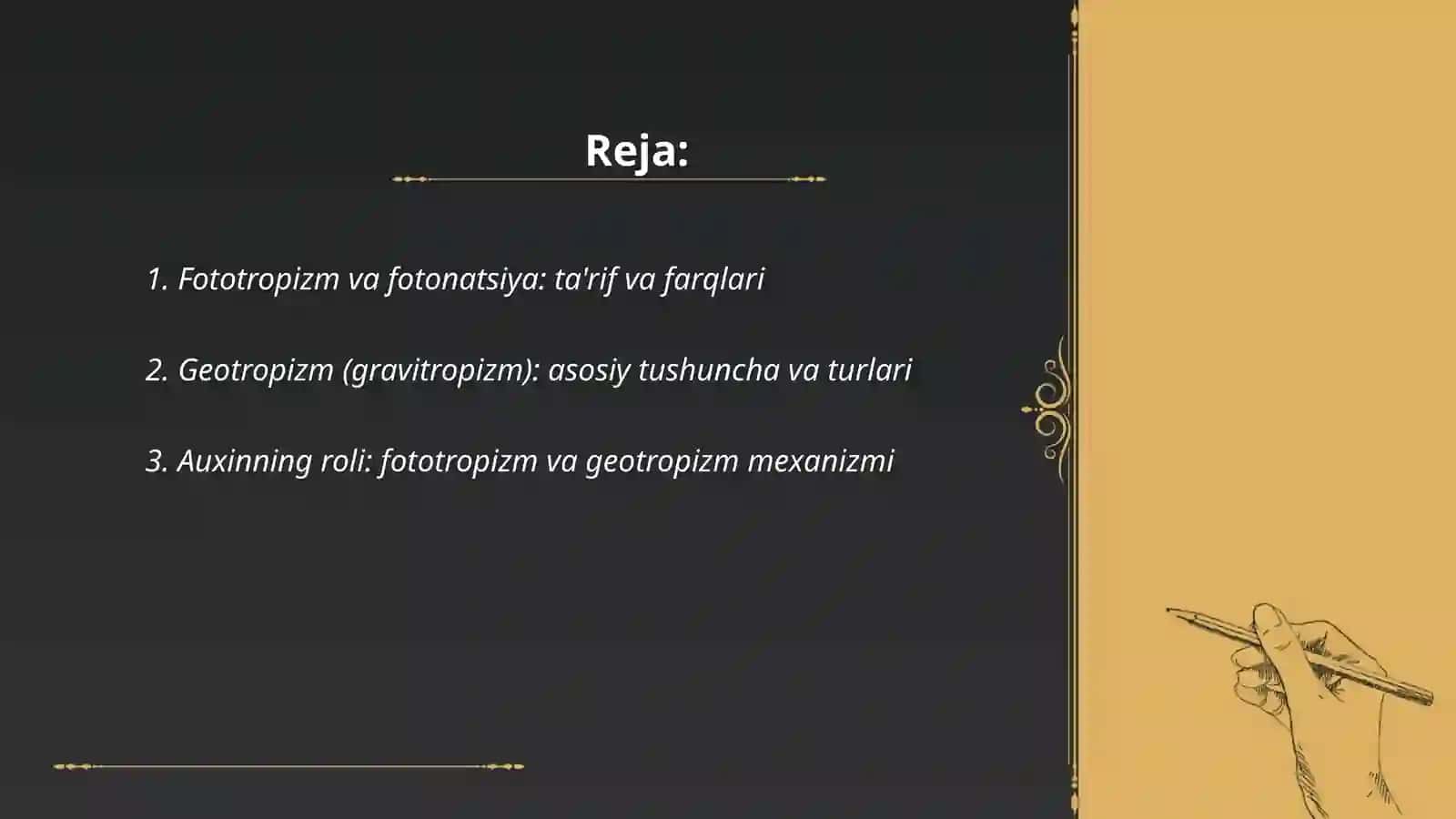 O'simliklardagi fototropizm fotonatsiya va geotropizm hodisalarini kuzatish 2