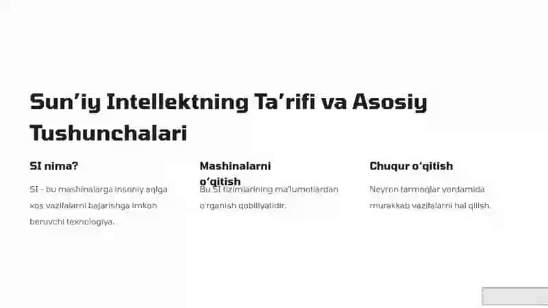 Insoniyat va Sun’iy Intellekt: Kelajak Sari 2