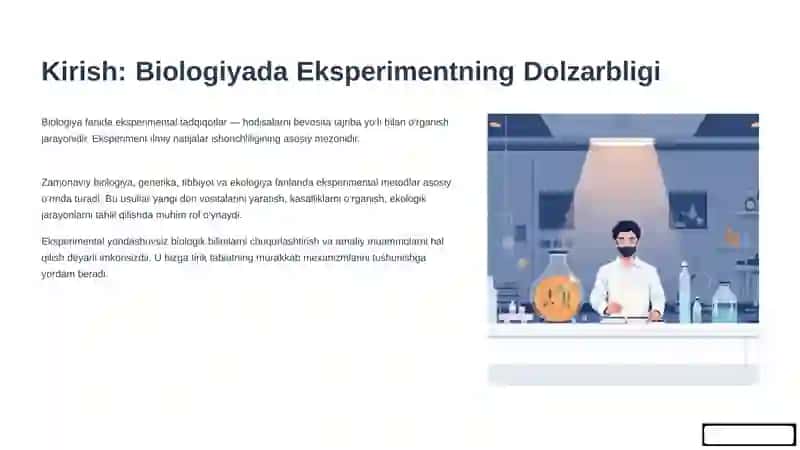 EKSPERIMENTALTADQIQOT USULLARI 2