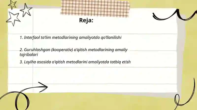 Interfaol taʼlim metodlari amaliyotda 2