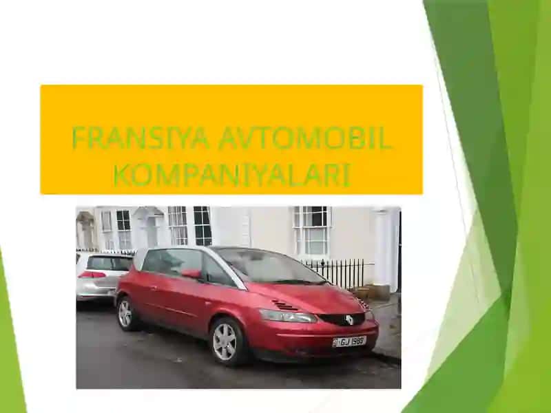 Fransiya Avtomobil Kompaniyalari 2