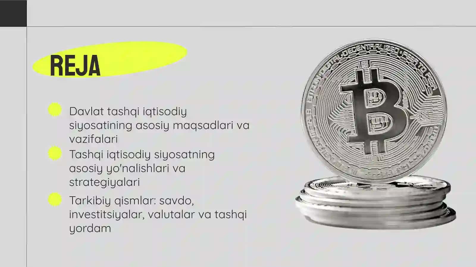 Davlat Tashqi Iqtisodiy Siyosatining Maqsadlari 2
