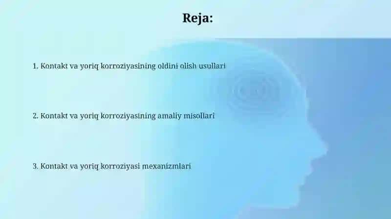Kontaktli va yoriqli korroziya 2