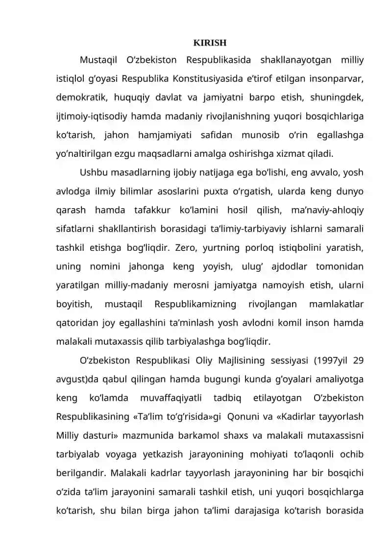 PEDAGOGIK FANLARNI O’QITISHDA DIDAKTIK VOSITALARDAN FOYDALANISH 2