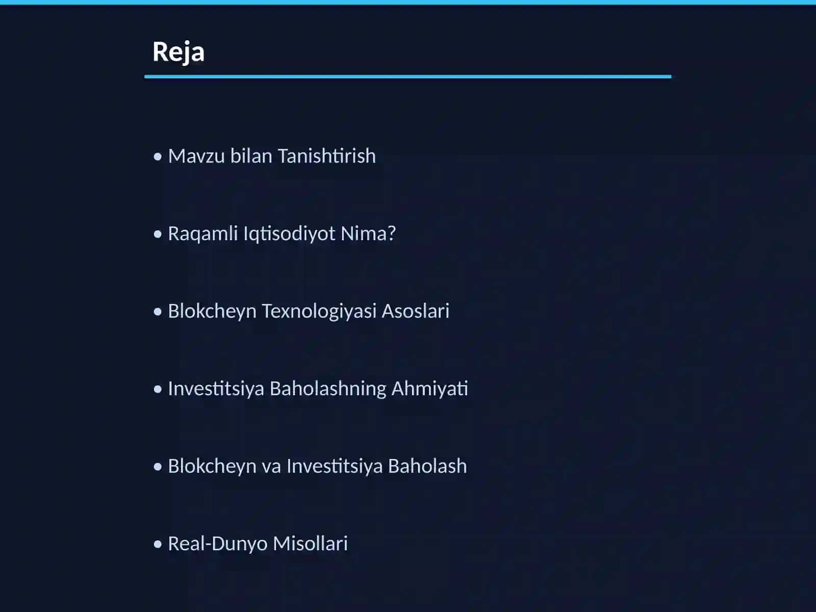 Raqamli Iqtisodiyot va Blokcheyn: Investitsiya Baholashdagi Roli 2