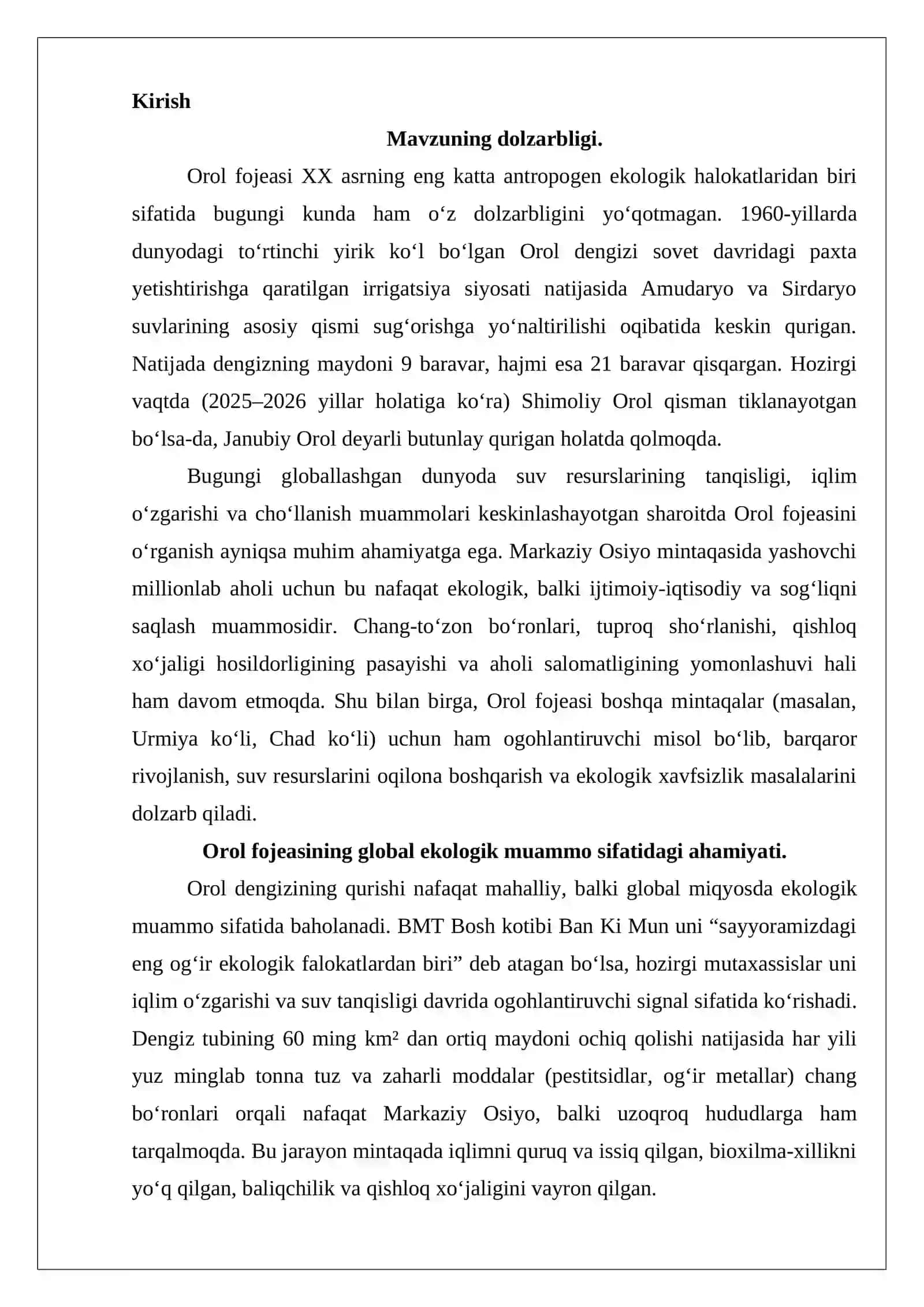 Orol fojeasi 2