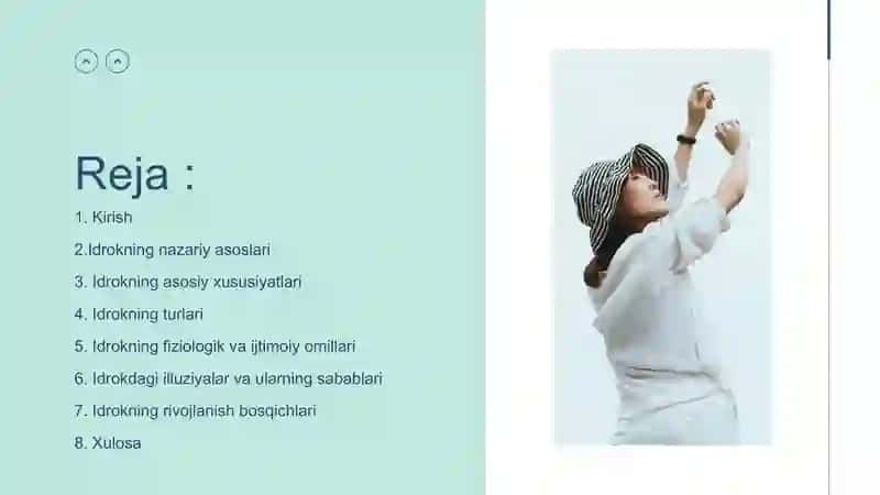 Idrok haqida tushuncha, nazariyasi va xususiyatlari 2