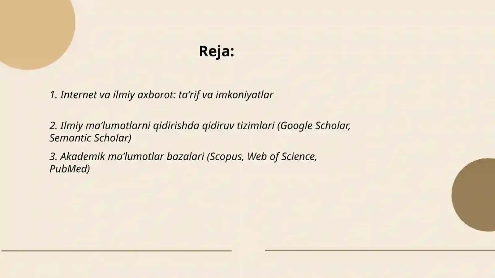 Internet va ilmiy axborotni qidirish 2